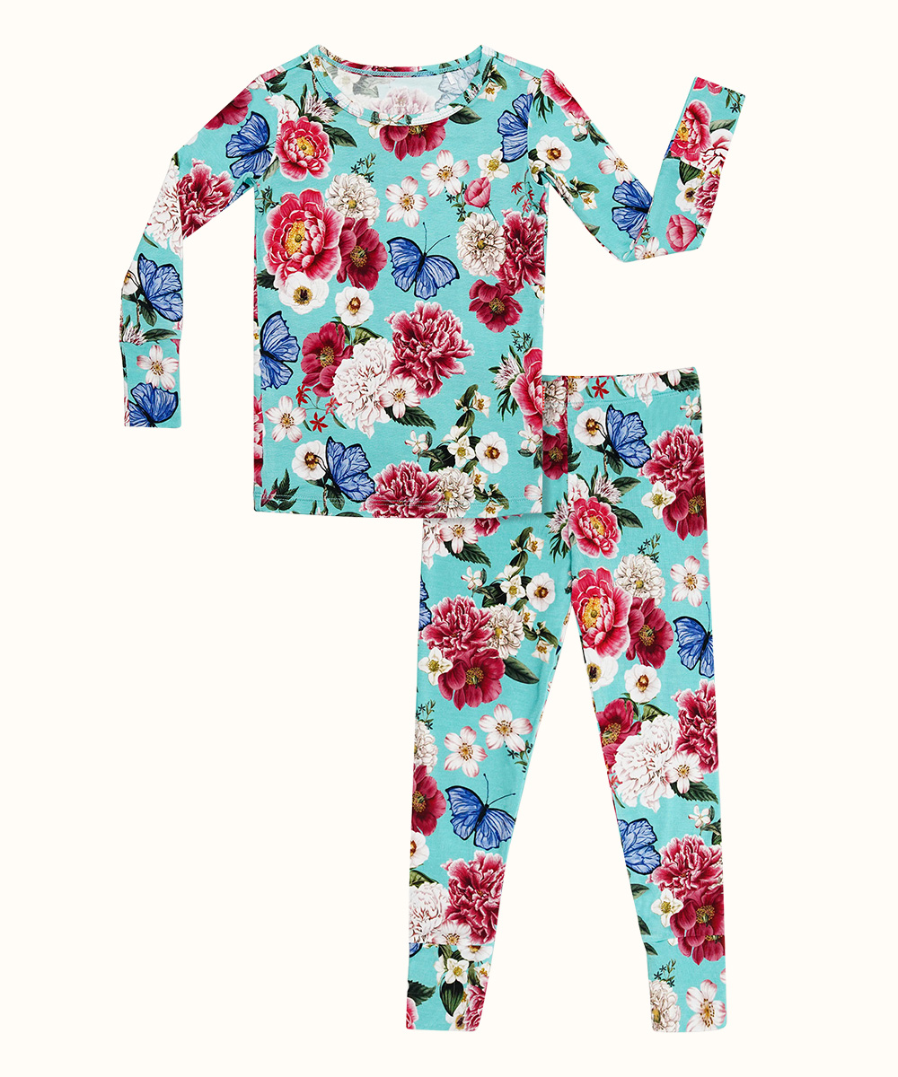 Girls Bamboo 2-Piece Pajama Sets