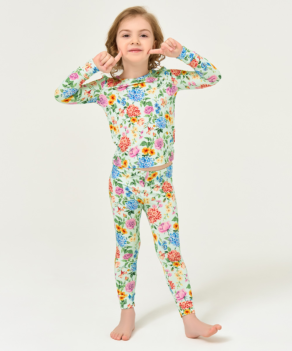 Girls Bamboo 2-Piece Pajama Sets