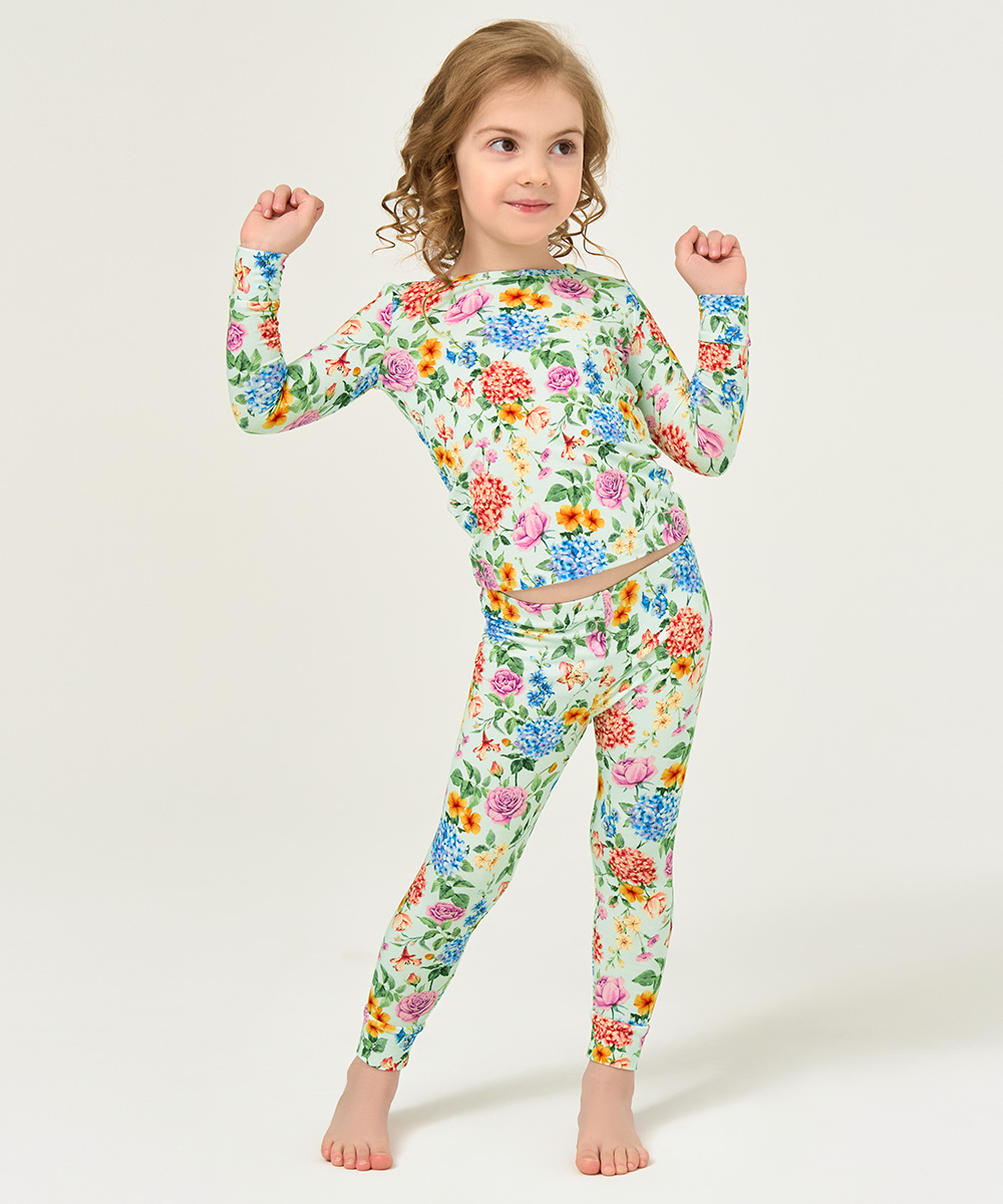 Girls Bamboo 2-Piece Pajama Sets
