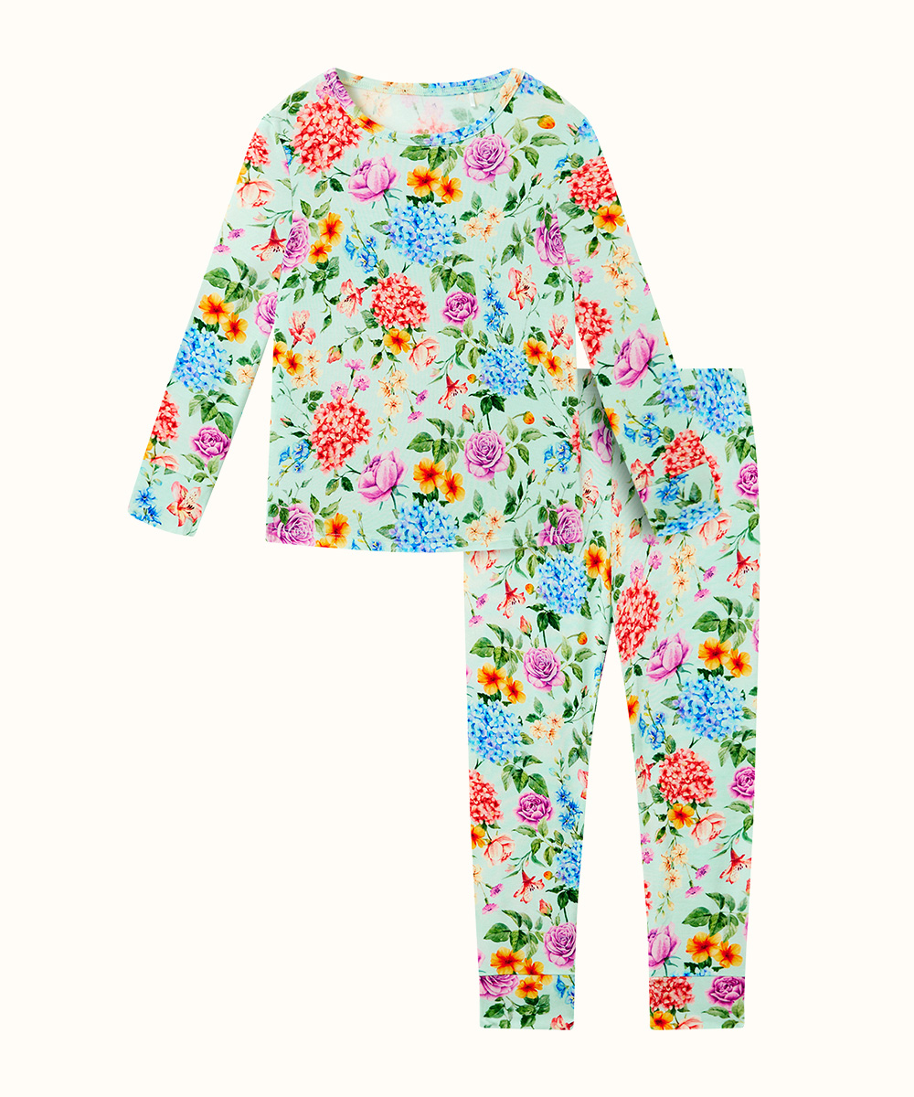 Girls Bamboo 2-Piece Pajama Sets