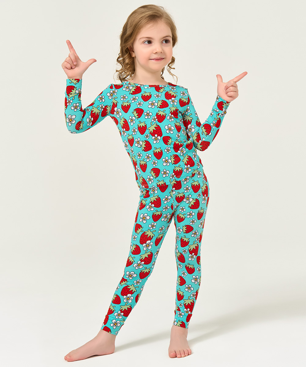 Girls Bamboo 2-Piece Pajama Sets