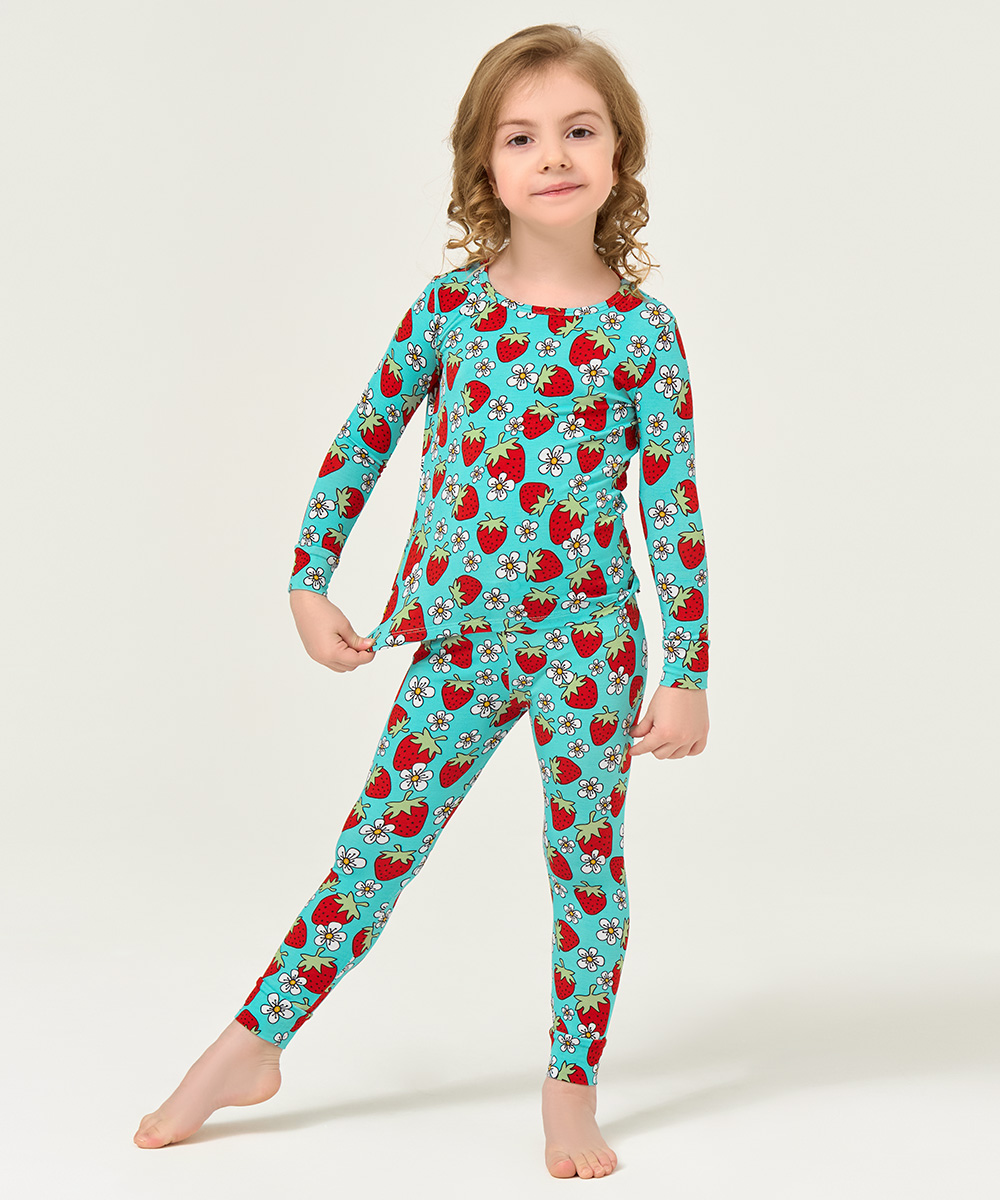 Girls Bamboo 2-Piece Pajama Sets