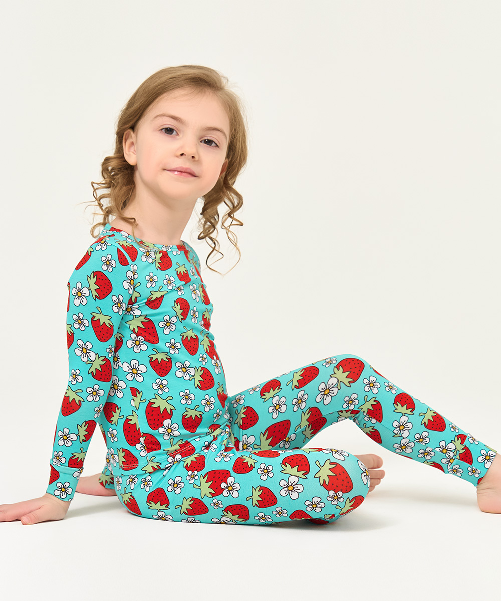 Girls Bamboo 2-Piece Pajama Sets