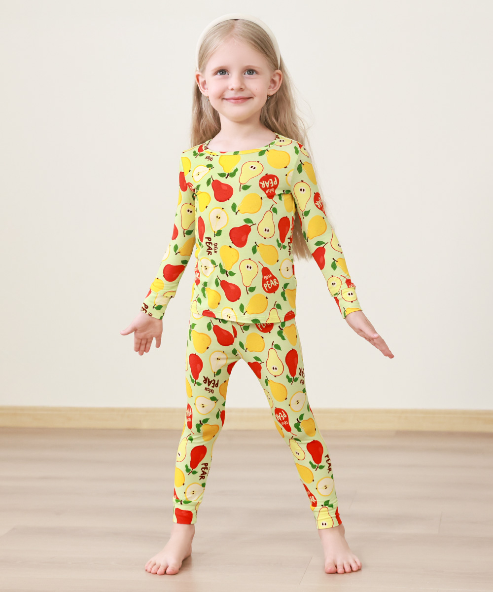 2T-6Y Toddler Girls Snug Fit Top and Pants Pjs