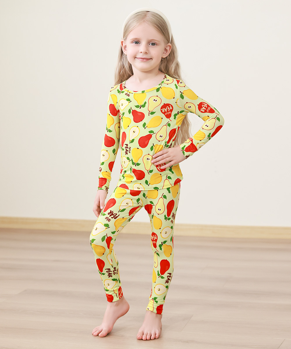 2T-6Y Toddler Girls Snug Fit Top and Pants Pjs