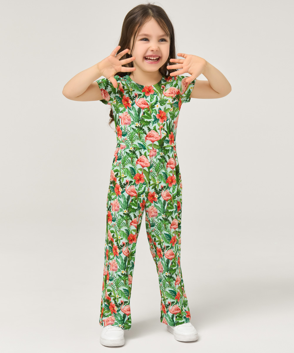 Preschool Girls Short Sleeve Bamboo Outfits