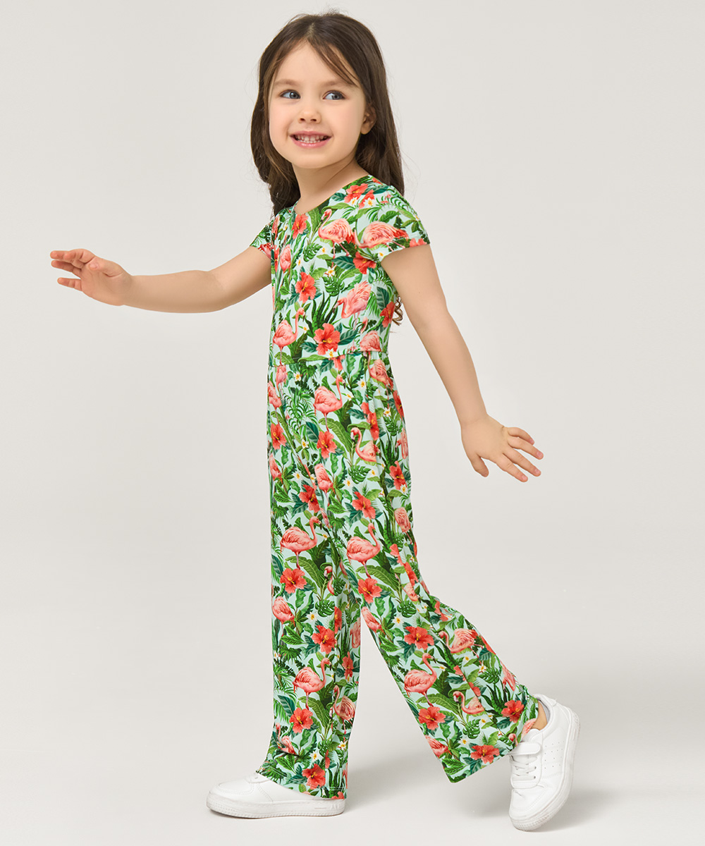 Preschool Girls Short Sleeve Bamboo Outfits