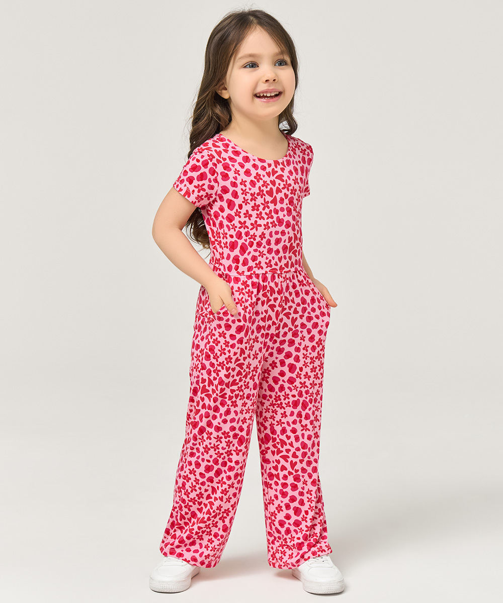 Preschool Girls Short Sleeve Bamboo Outfits