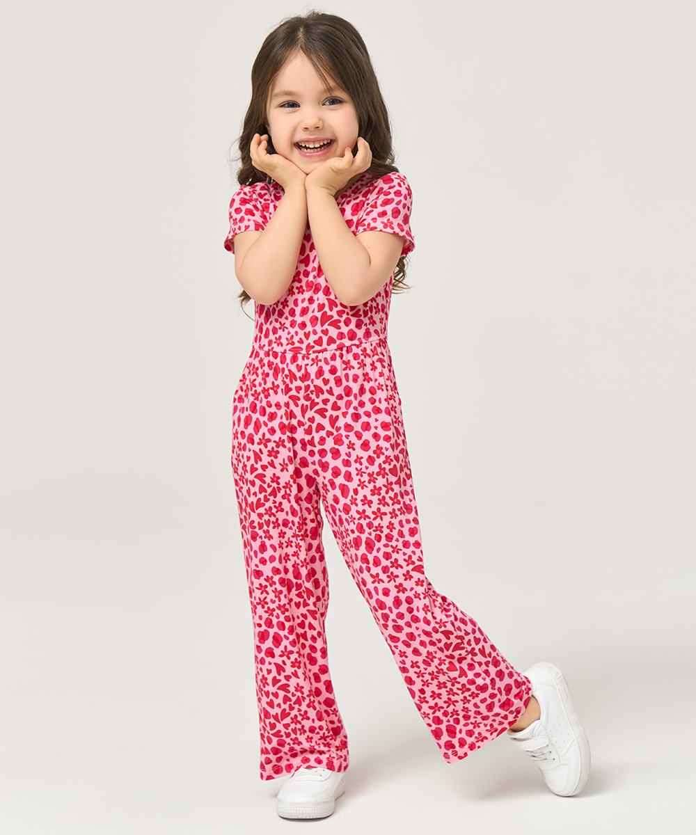 Preschool Girls Short Sleeve Bamboo Outfits