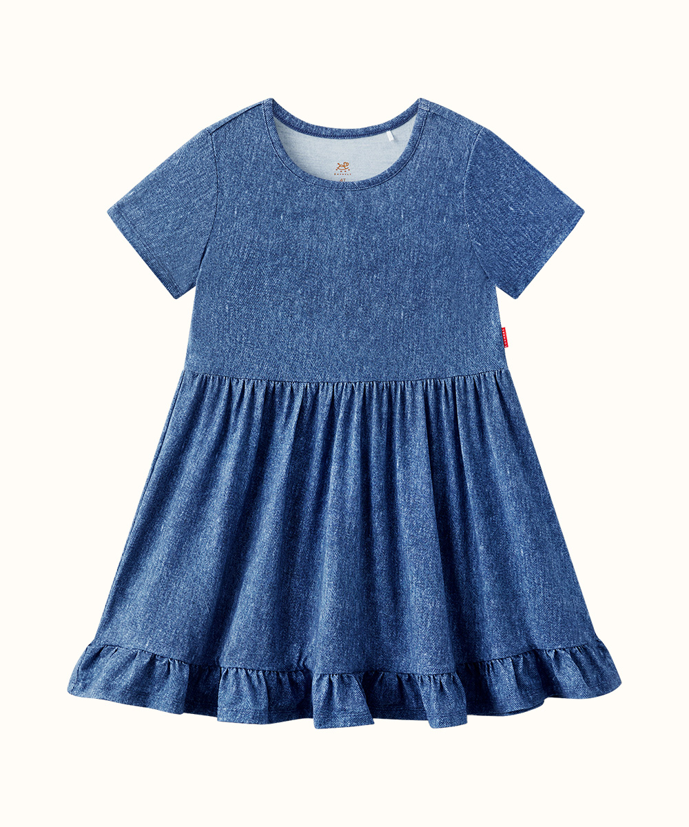 Toddler Girls Short Sleeve Summer Dresses
