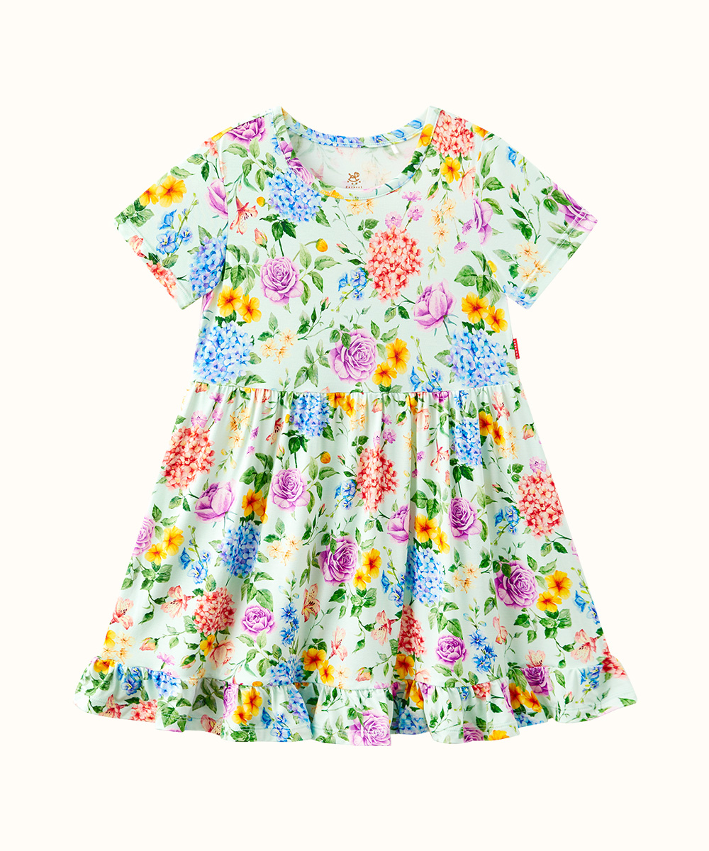 Toddler Girls Short Sleeve Summer Dresses