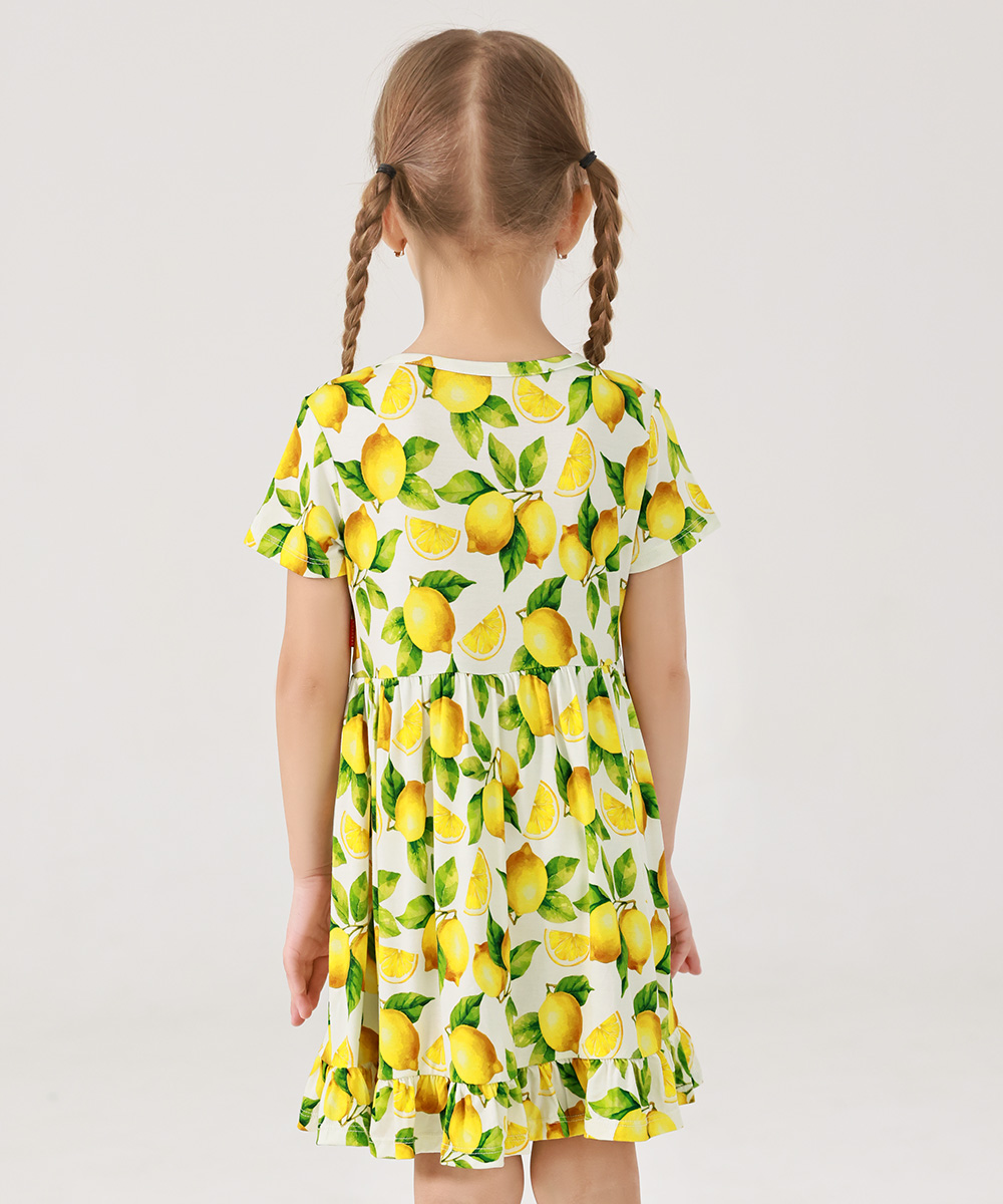 Toddler Girls Short Sleeve Summer Dresses