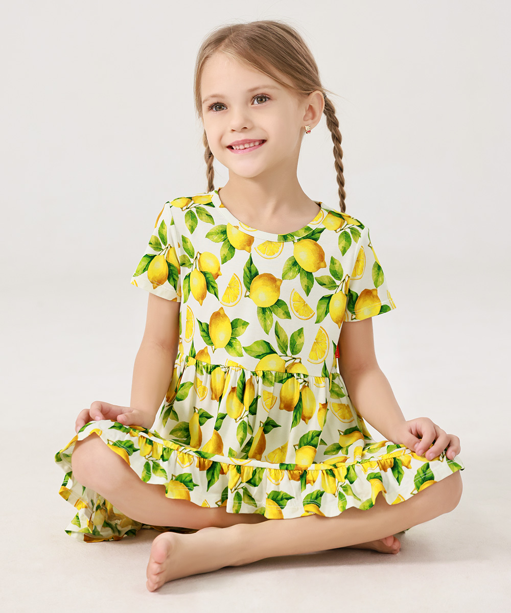 Toddler Girls Short Sleeve Summer Dresses
