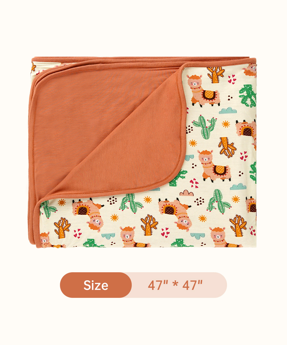 Alpaca Bamboo Swaddle Blankets for Baby