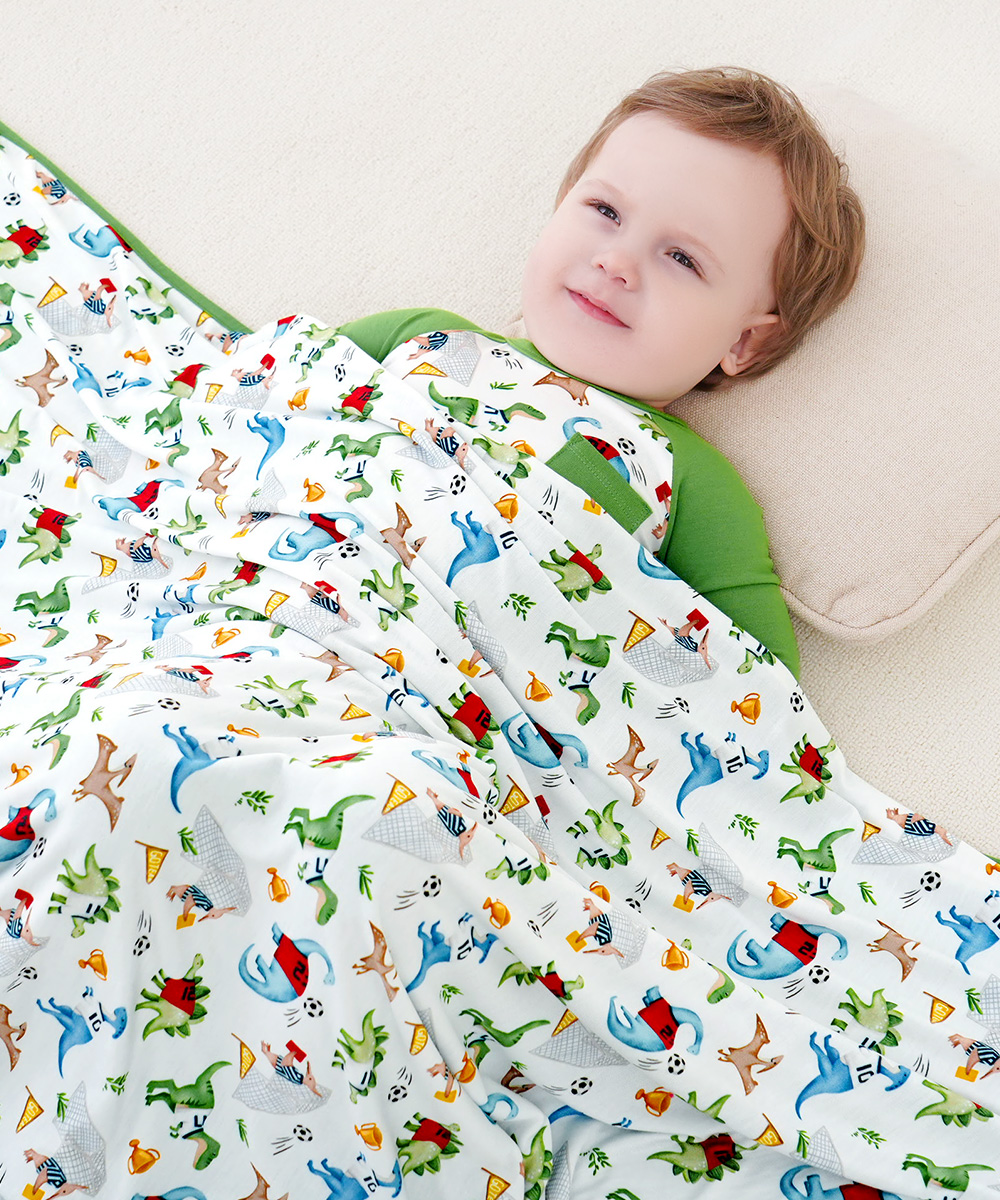 Dinosaur Bamboo Swaddle Blankets for Baby