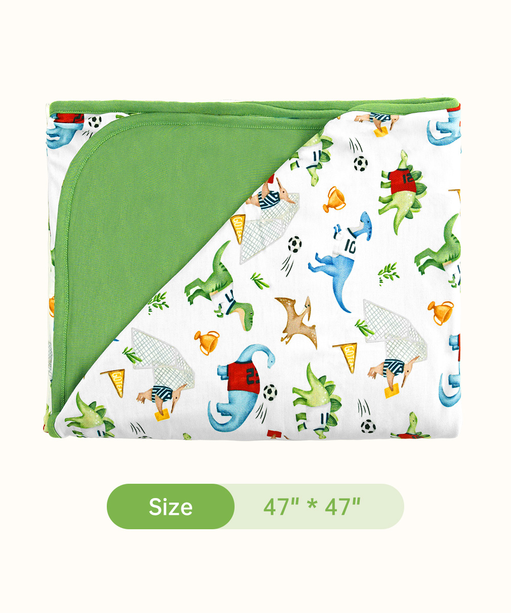Dinosaur Bamboo Swaddle Blankets for Baby