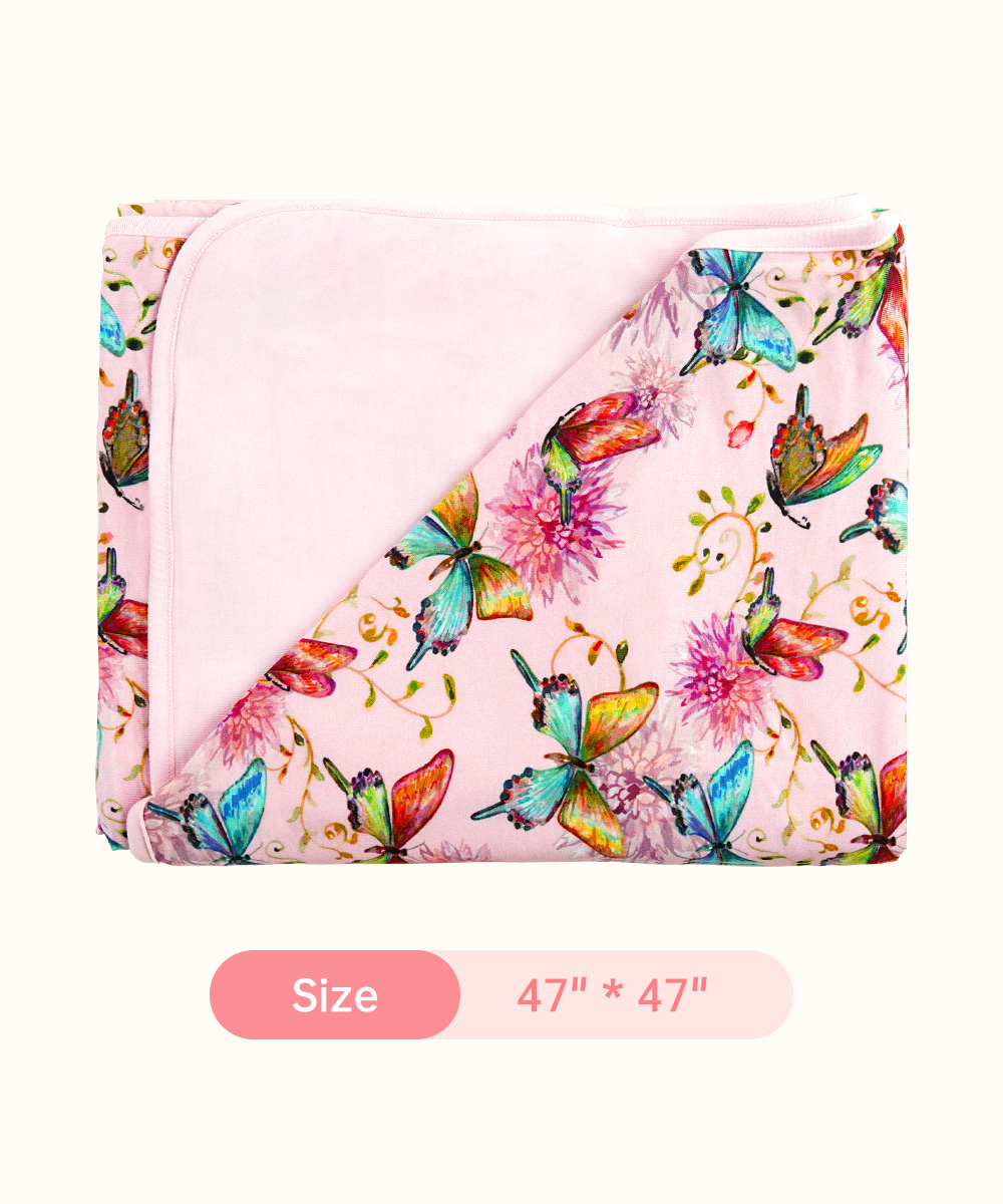 Butterfly Bamboo Swaddle Blankets for Baby
