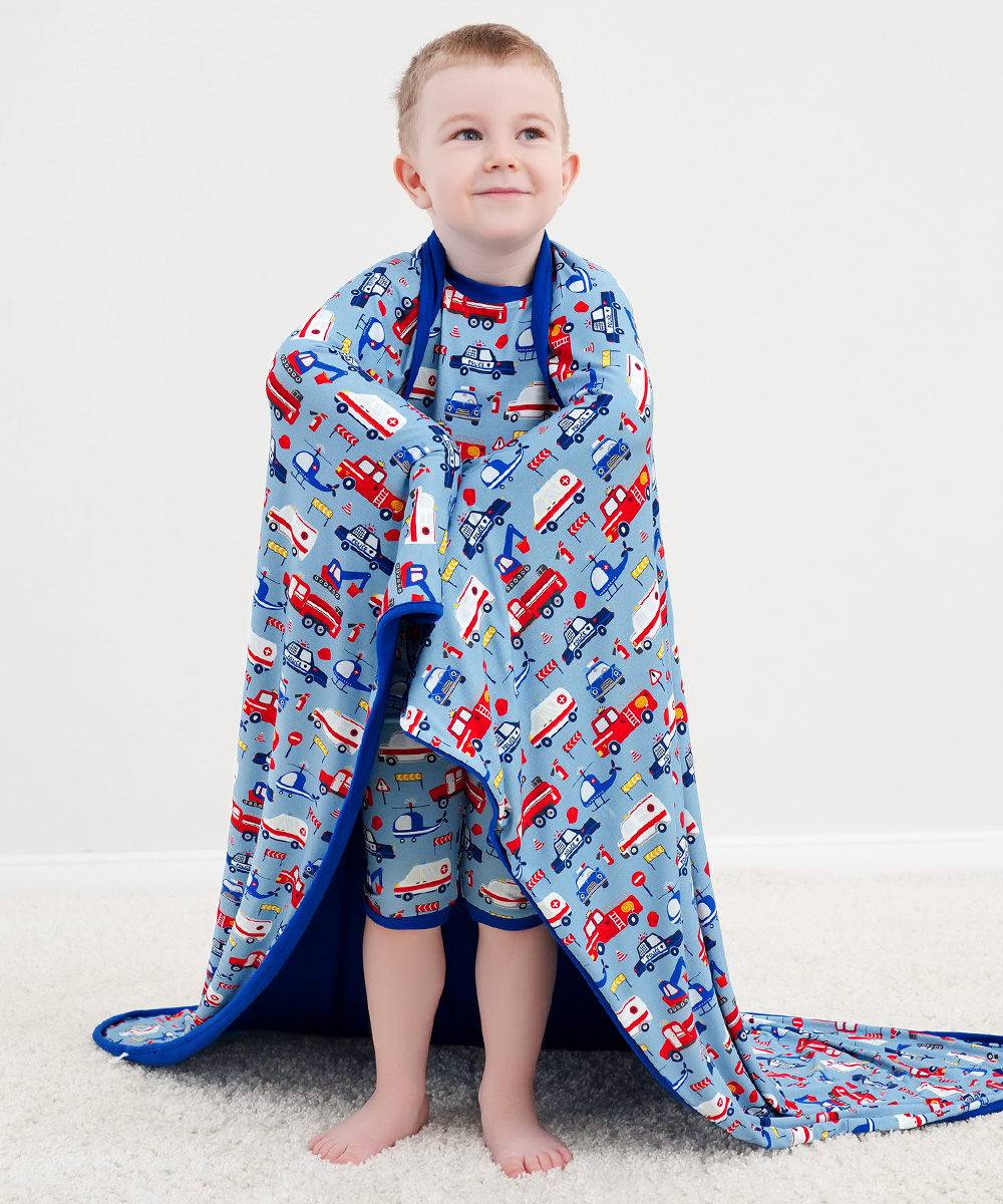 Rescue Team Bamboo Swaddle Blankets for Baby