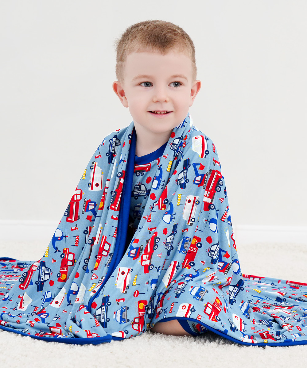Rescue Team Bamboo Swaddle Blankets for Baby