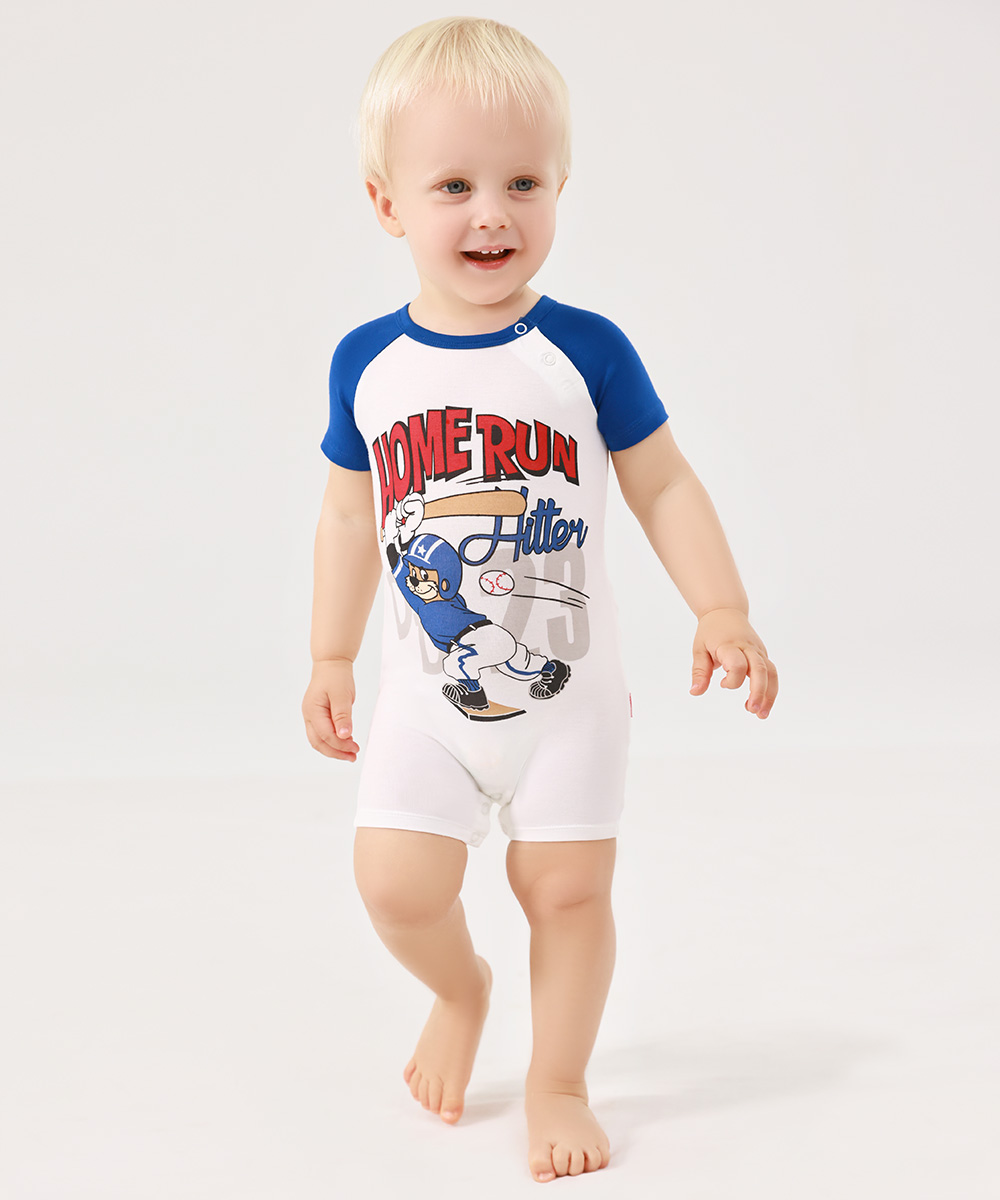 2 Pack Short Sleeve Summer Bamboo Romper