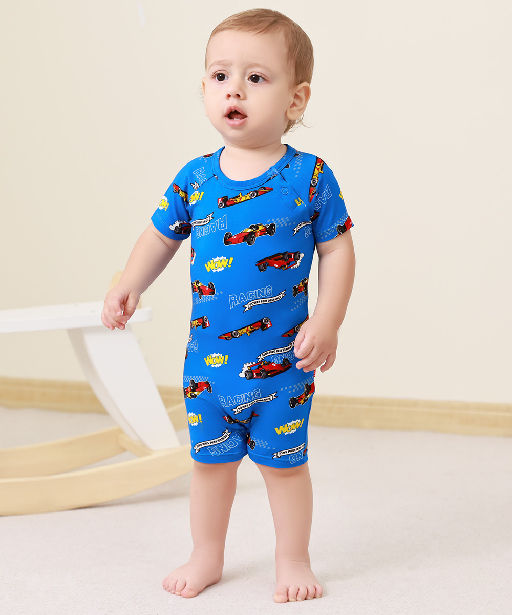 2 Pack Short Sleeve Summer Bamboo Romper