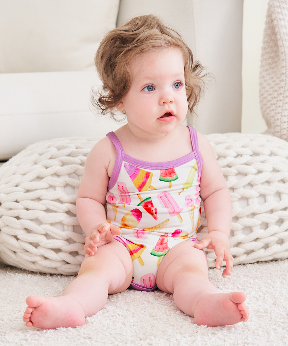 3-Pack Baby Girl Sleeveless and Camisole Bodysuit