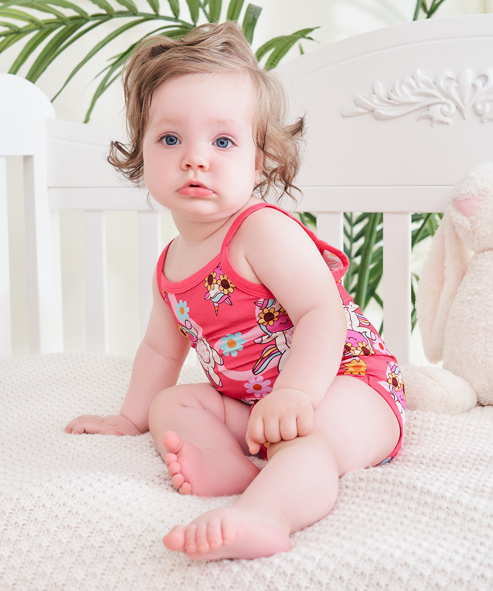 3-Pack Baby Girl Sleeveless and Camisole Bodysuit