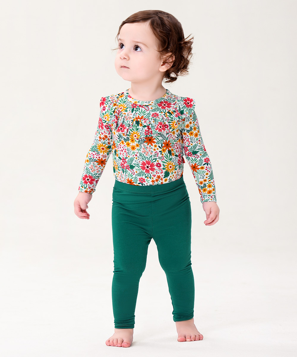 Bamboo Bodysuit with Long Pant Outfit Sets