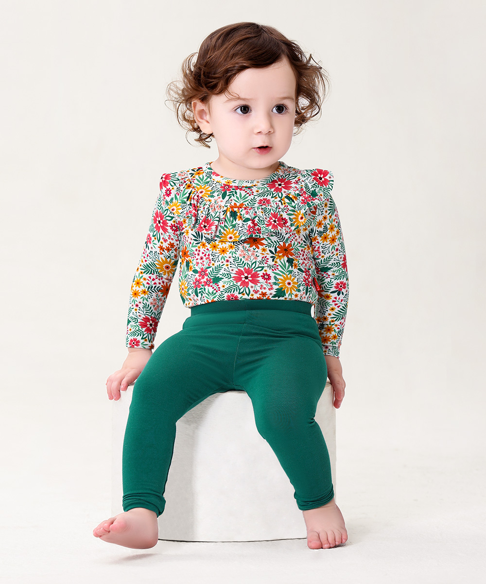 Bamboo Bodysuit with Long Pant Outfit Sets