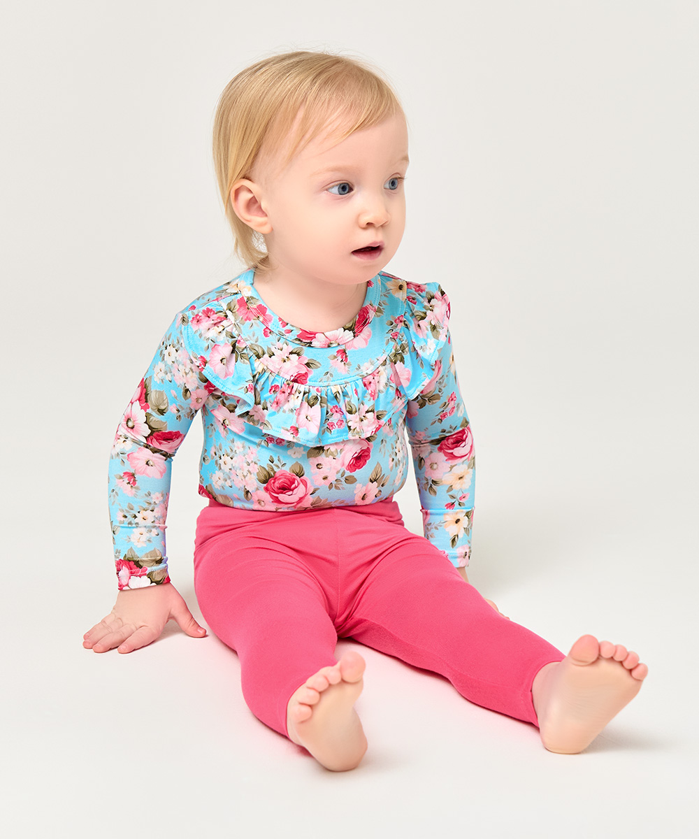 Bamboo Bodysuit with Long Pant Outfit Sets