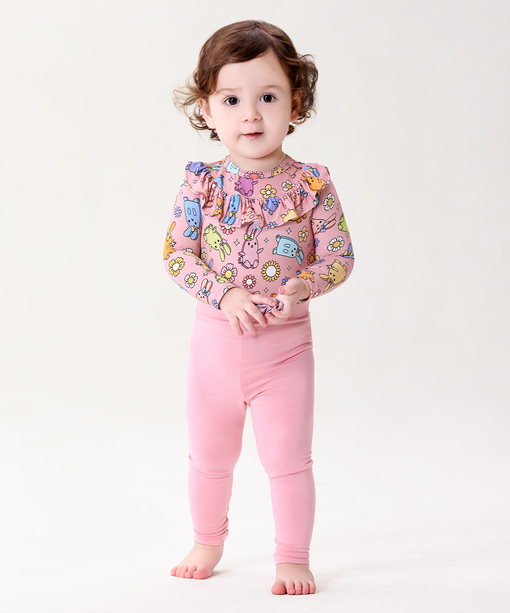 Bamboo Bodysuit with Long Pant Outfit Sets