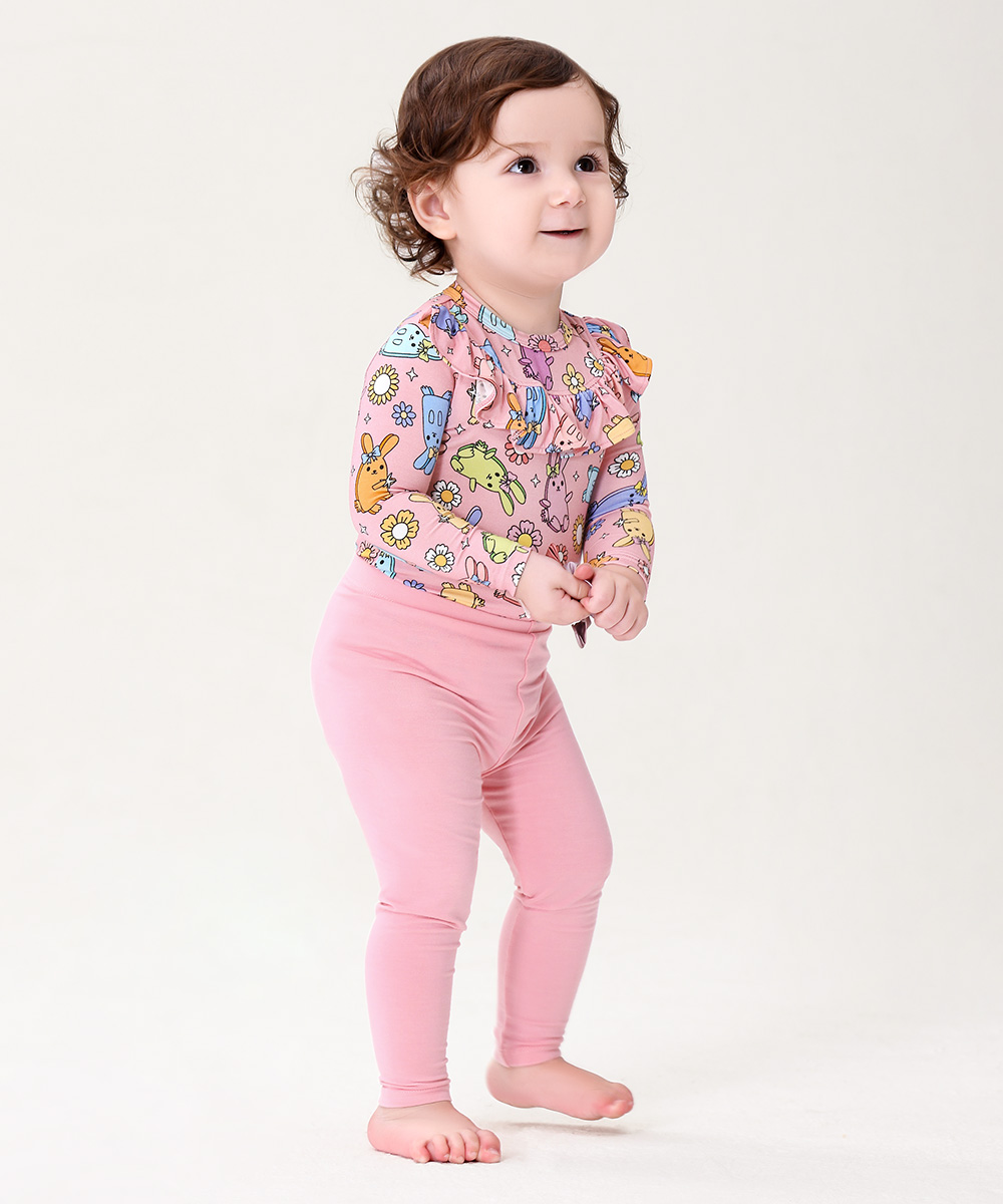 Bamboo Bodysuit with Long Pant Outfit Sets