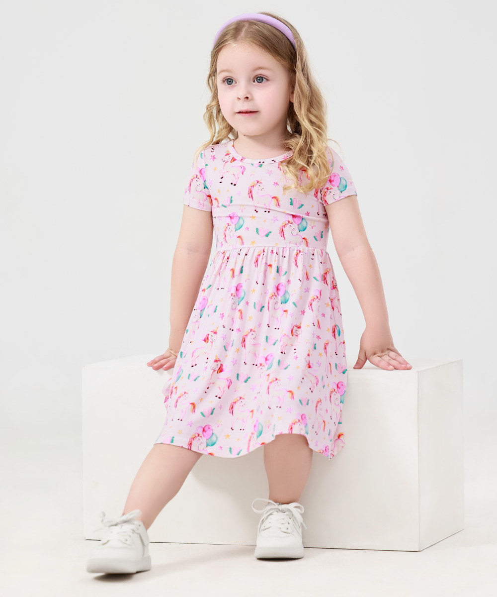 Toddler Girl Bamboo Summer Dress