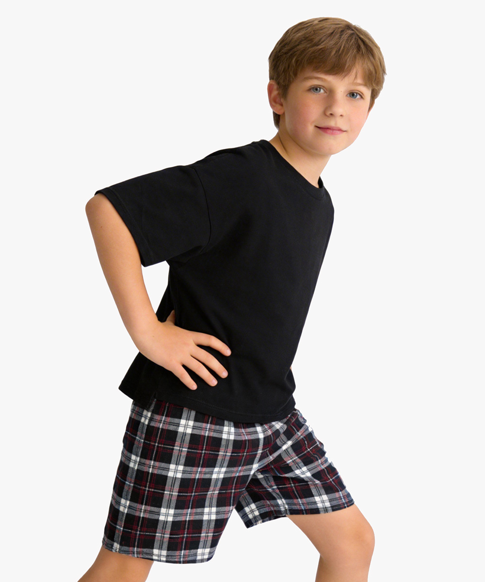 Boys Short Sleeve Summer 2 Piece Pajama Sets