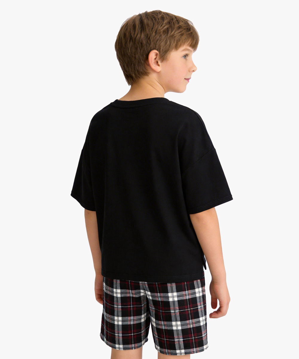 Boys Short Sleeve Summer 2 Piece Pajama Sets