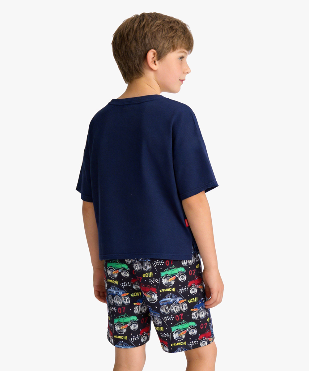 Boys Short Sleeve Summer 2 Piece Pajama Sets