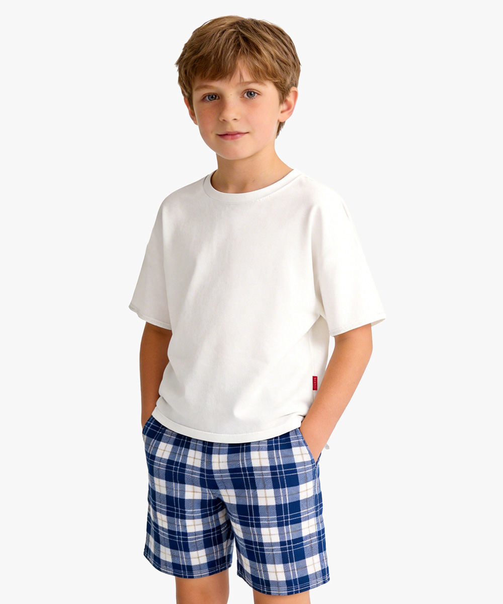 Boys Short Sleeve Summer 2 Piece Pajama Sets