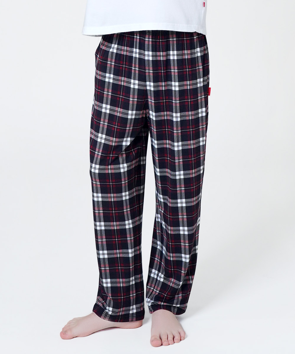 6-14Y Boys Drawstring Waist Bamboo Pajama Pants