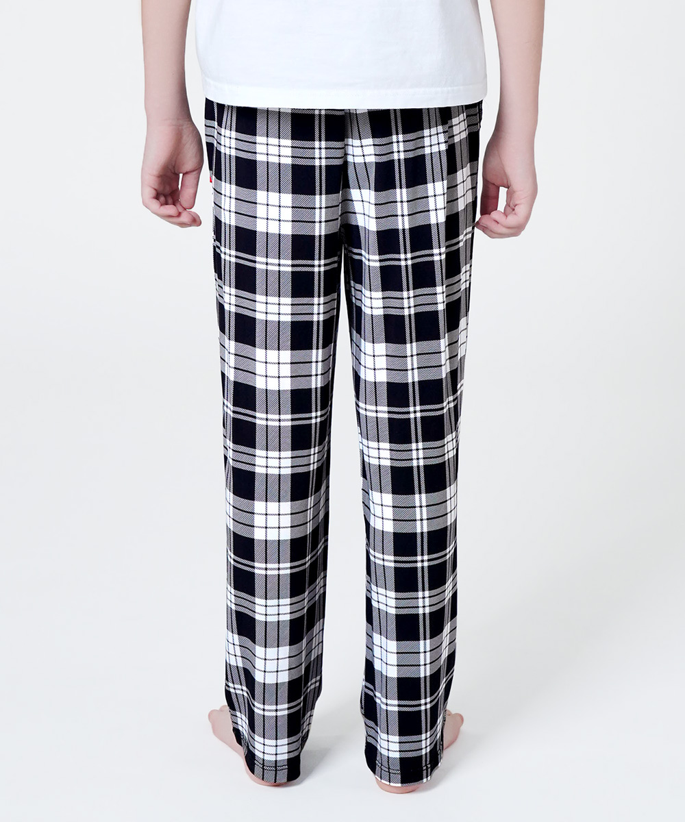 6-14Y Boys Drawstring Waist Bamboo Pajama Pants