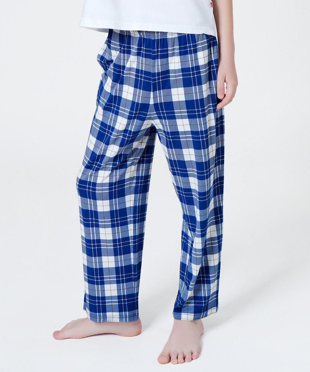 6-14Y Boys Drawstring Waist Bamboo Pajama Pants