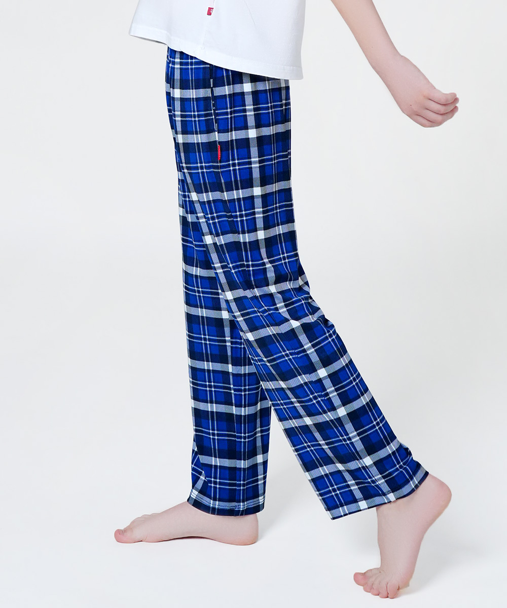 6-14Y Boys Drawstring Waist Bamboo Pajama Pants