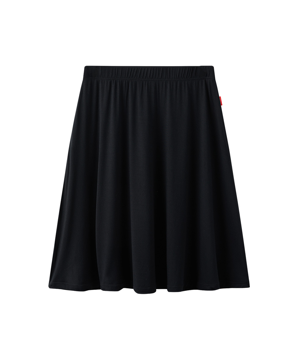 Kids Girls Flowy A-Line Skirt Knee Length Casual Skirt