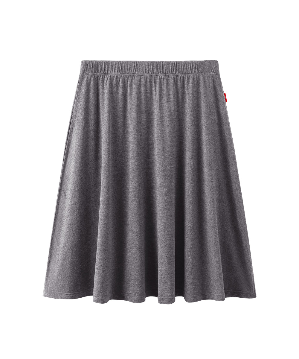 Kids Girls Flowy A-Line Skirt Knee Length Casual Skirt