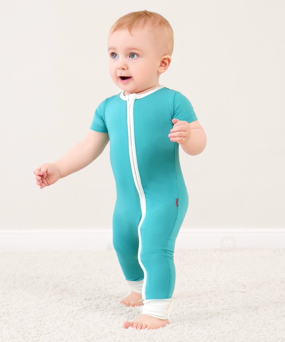 Baby Short Sleeve Bamboo Rompers