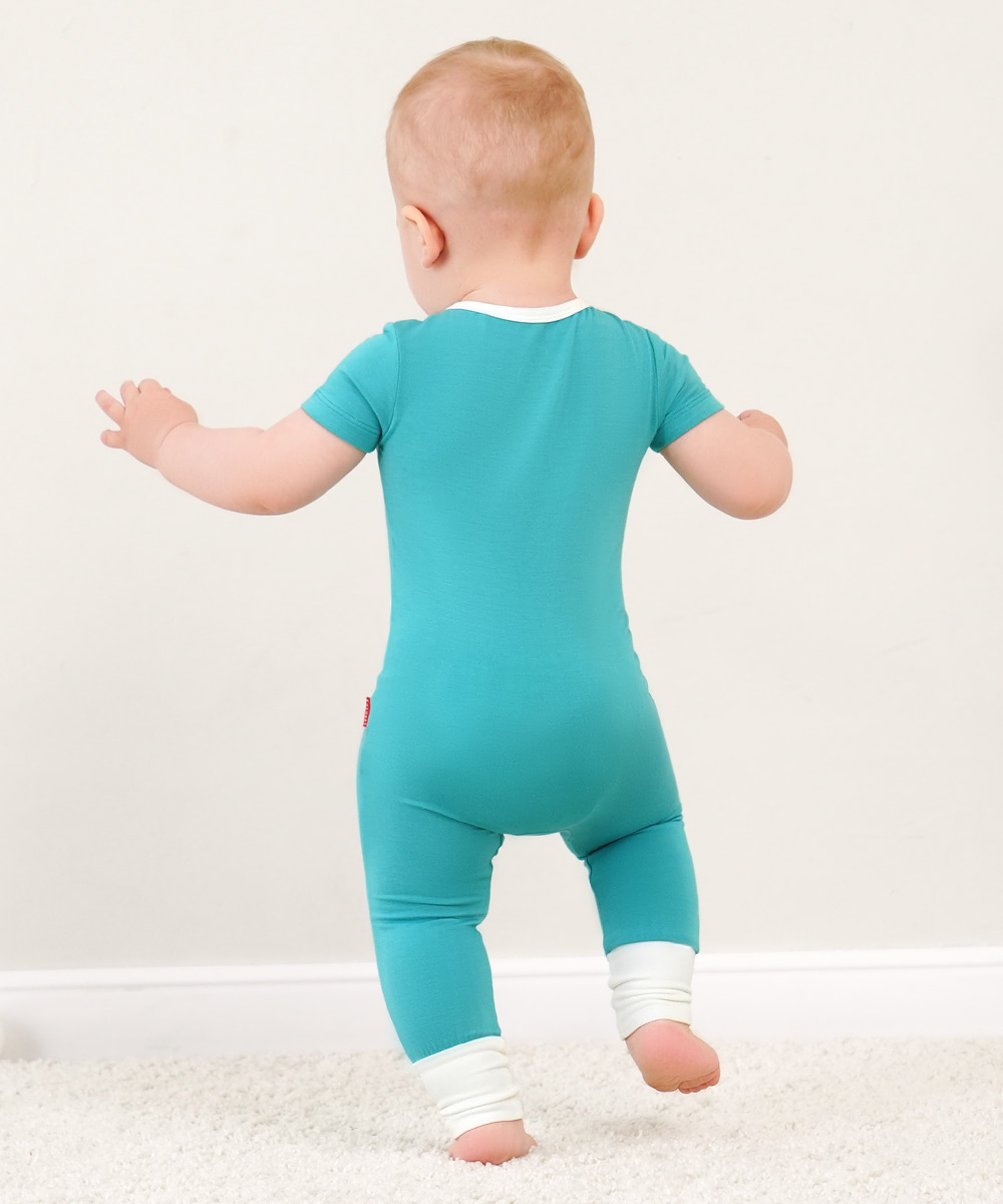 Baby Short Sleeve Bamboo Rompers