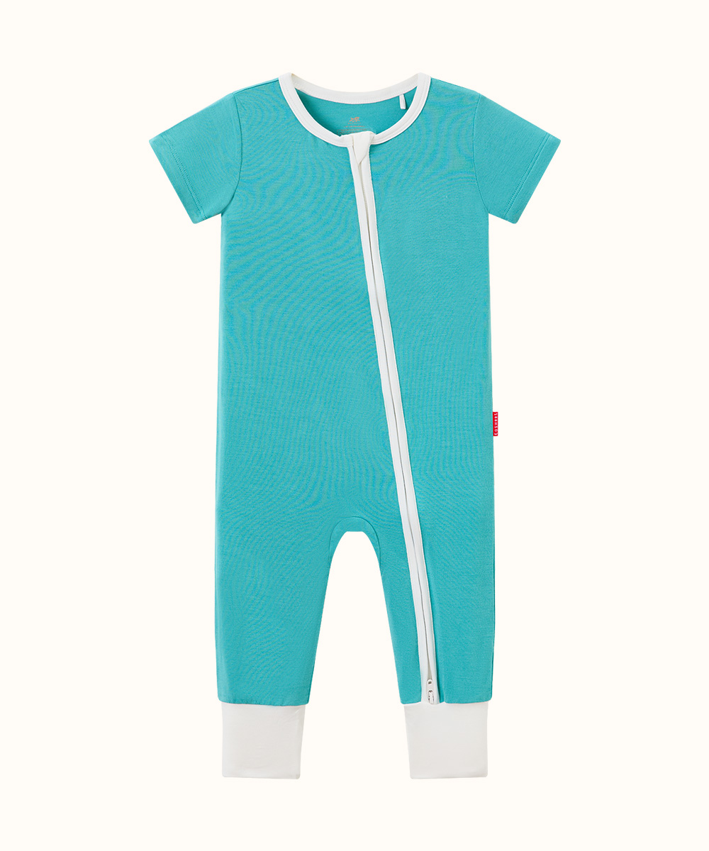 Baby Short Sleeve Bamboo Rompers