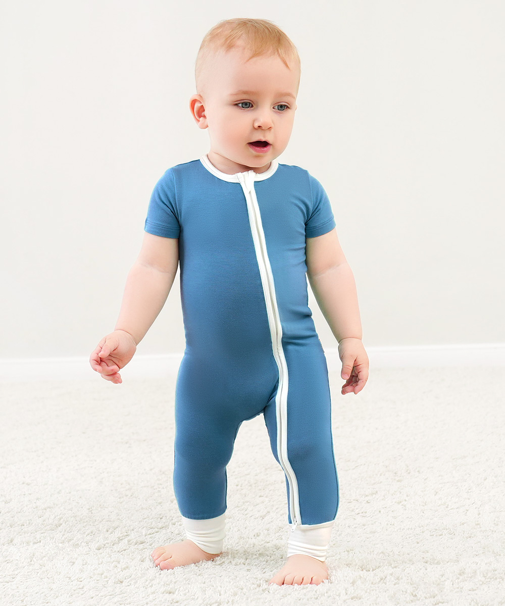 Baby Short Sleeve Bamboo Rompers