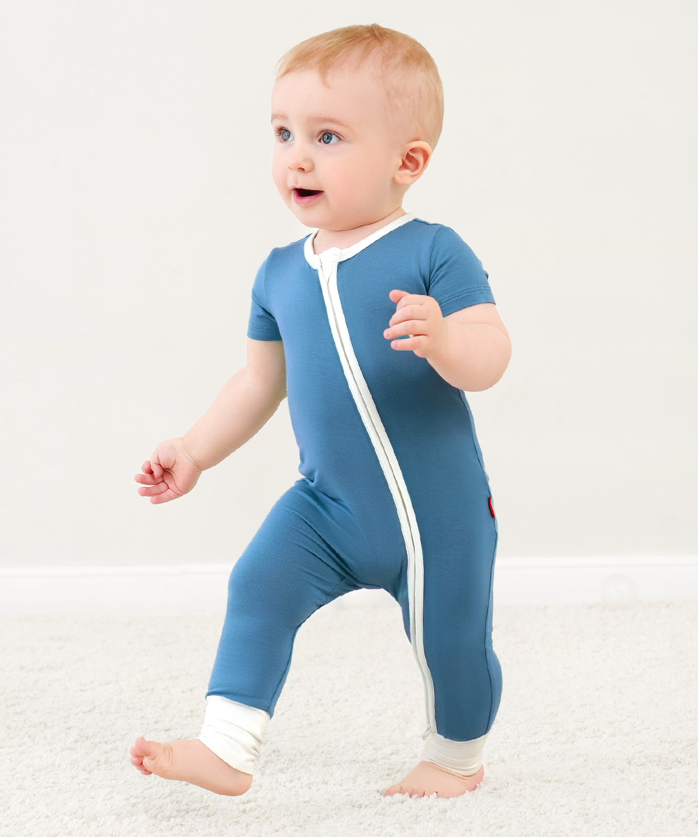 Baby Short Sleeve Bamboo Rompers