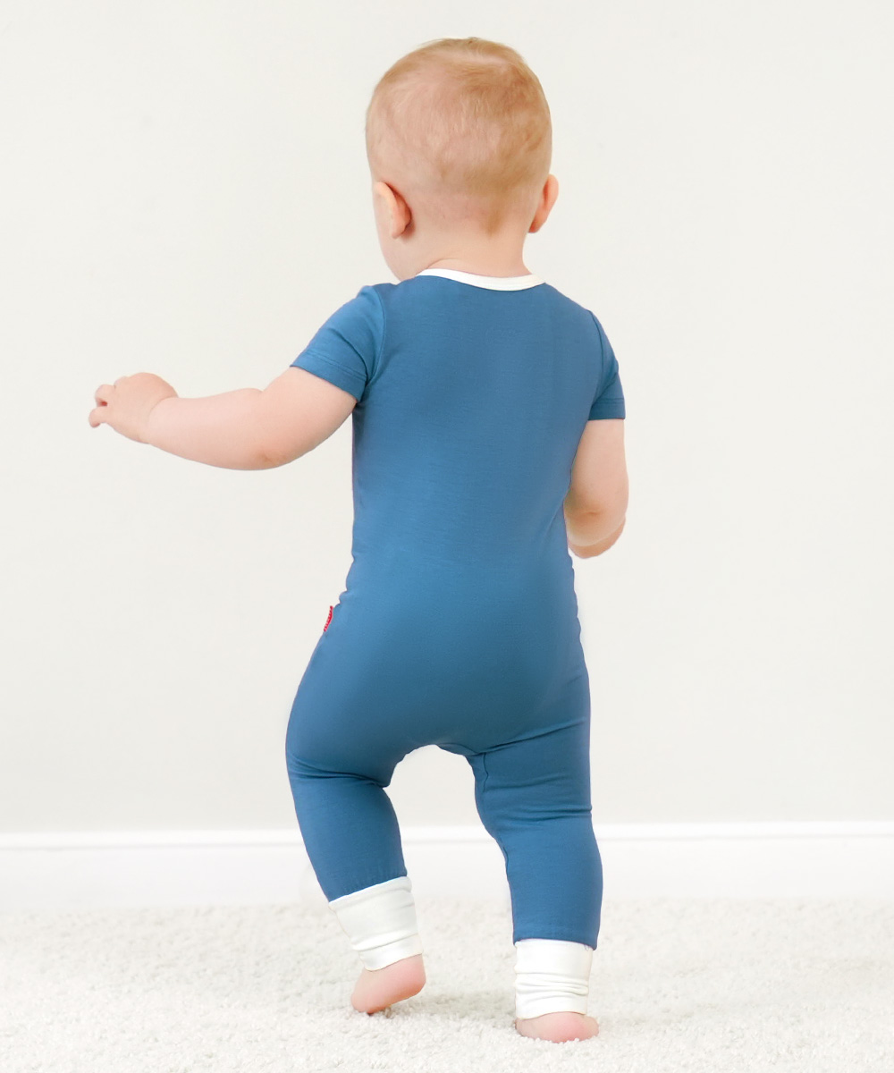 Baby Short Sleeve Bamboo Rompers