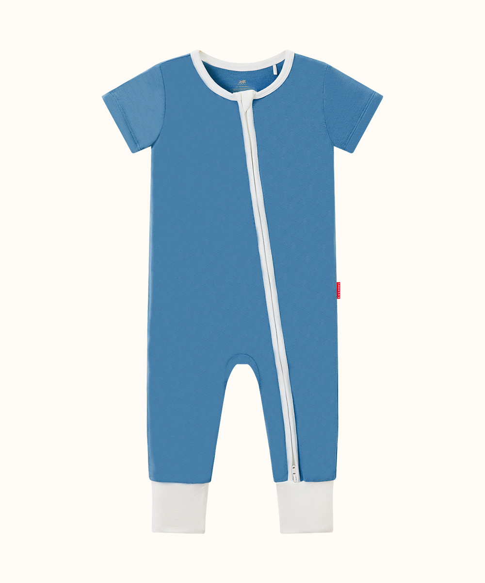 Baby Short Sleeve Bamboo Rompers
